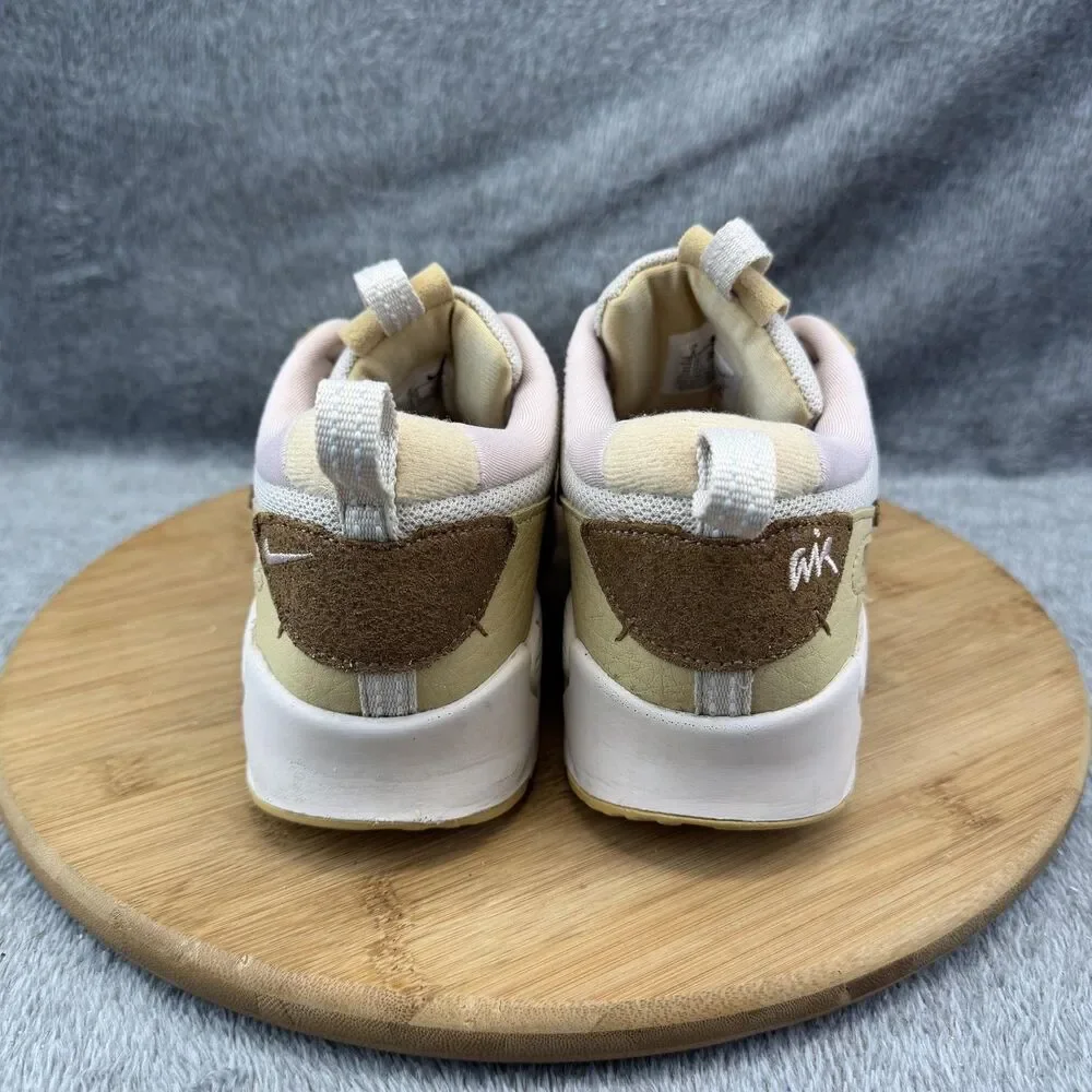 Nike Air Max 90 Futura Shoes Womens Size 8 Beige Pink Mesh Sneakers DZ4704-100
